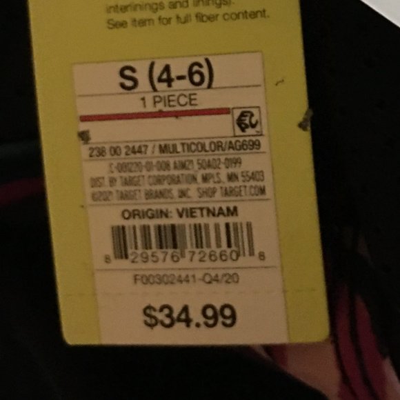 ALL IN MOTION Zip-Front Racerback Laser Cut Back Detail One Piece Swimsu… - Picture 8 of 10